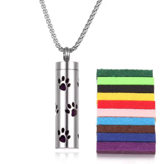 Althaea Essence Necklace - Paw Print